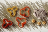 Mushroom, Pasta, Pepper & Candies